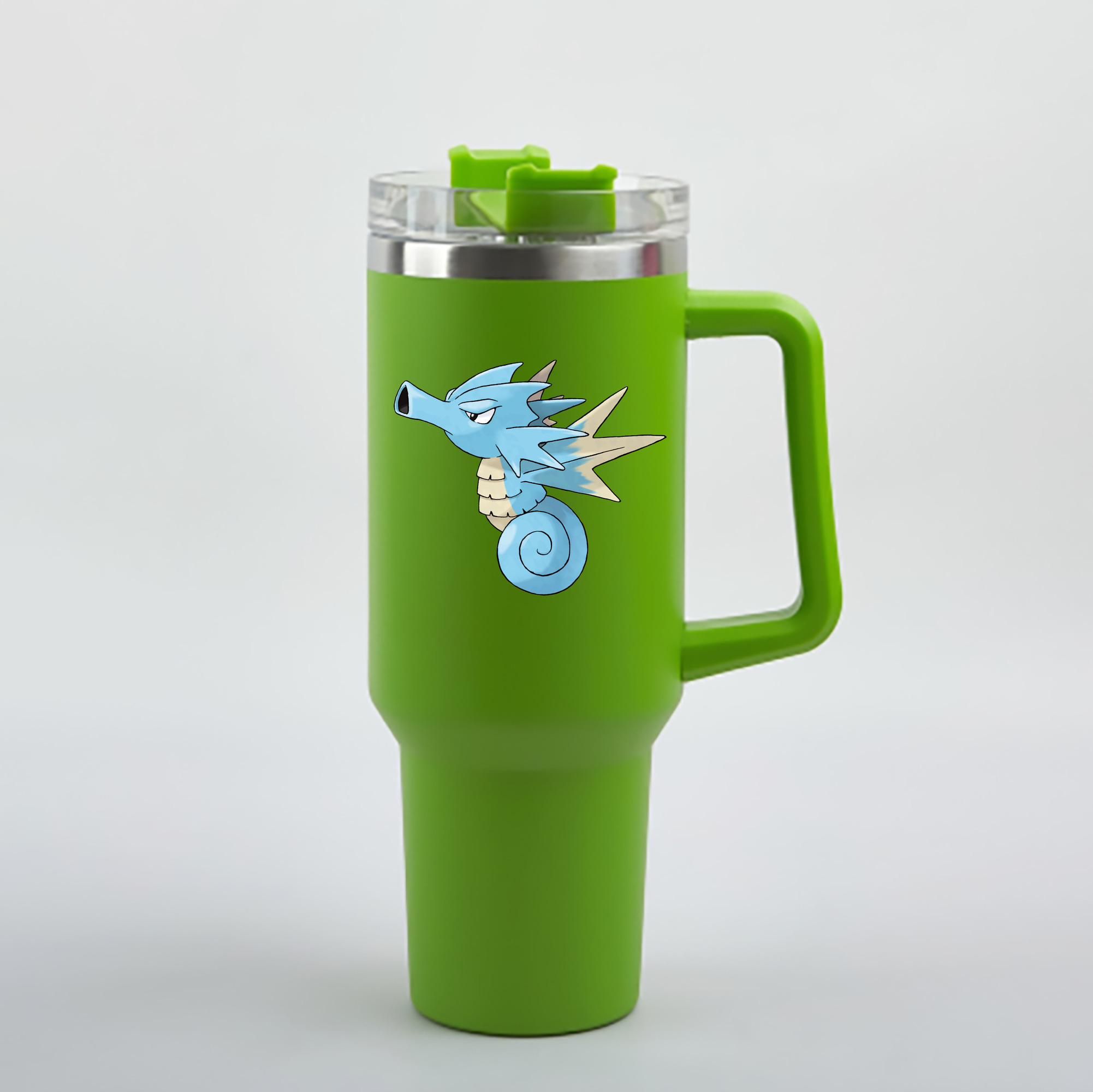 （画像用） ポケットモンスター Pokémon 1200mL車用タンブラー - クリスタルステッカー（プラスチックストロー付き）